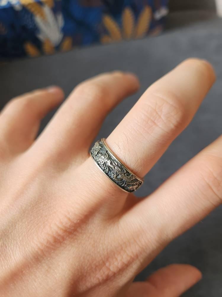 Customer photo review of Japanese Phoenix Ring