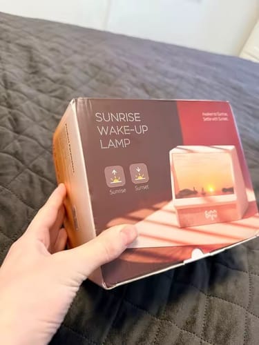 Customer photo review of Sunrise Simulation Wake-Up Light