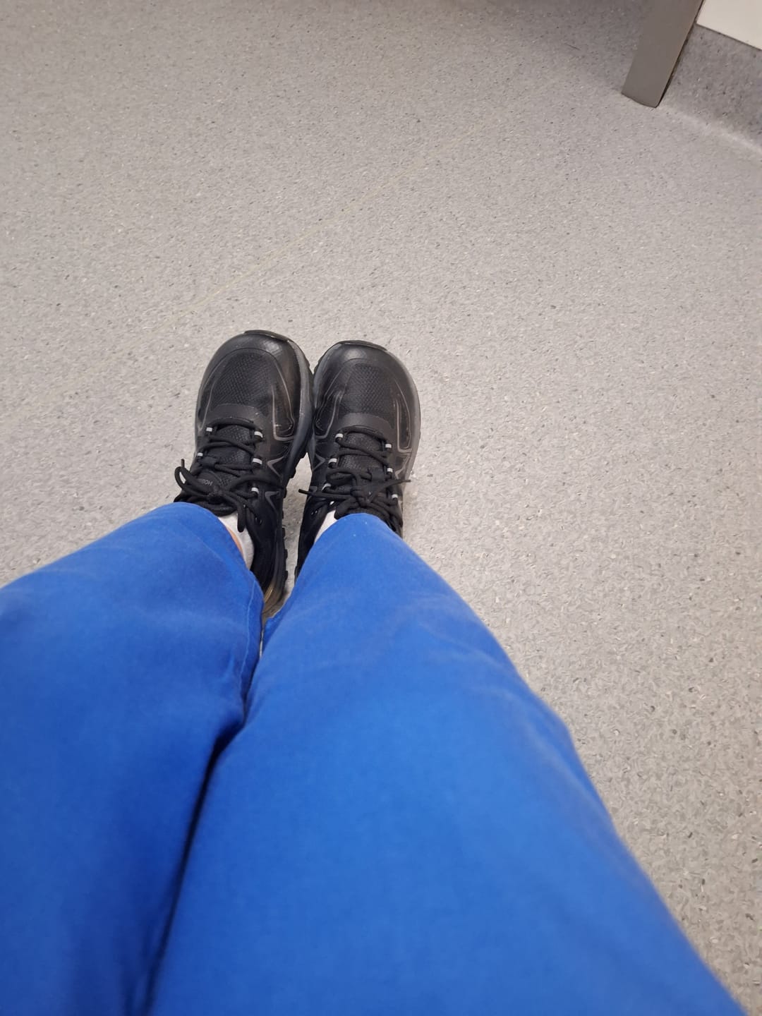 Customer photo review of Sapphire - Wide Toe Sneakers