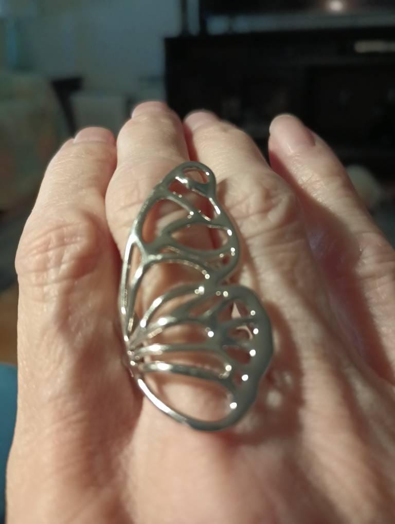 Customer photo review of Butterfly Wing Ring