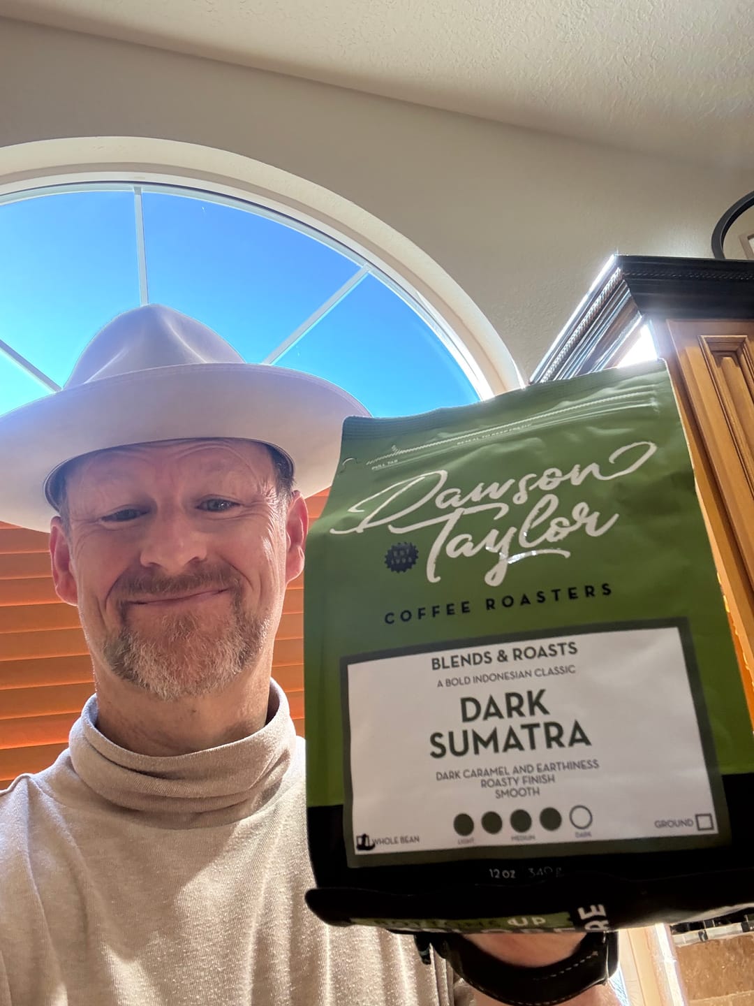 Customer photo review of Dark Sumatra Mandheling