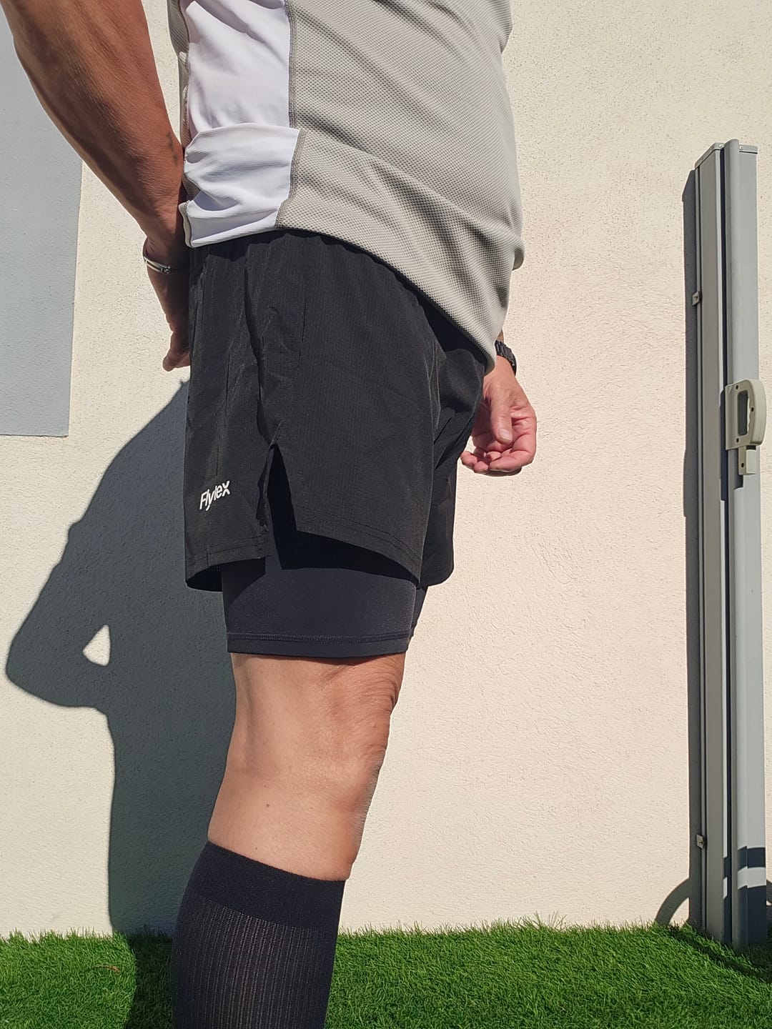 Customer photo review of Short 2 en 1 avec compression intégrée