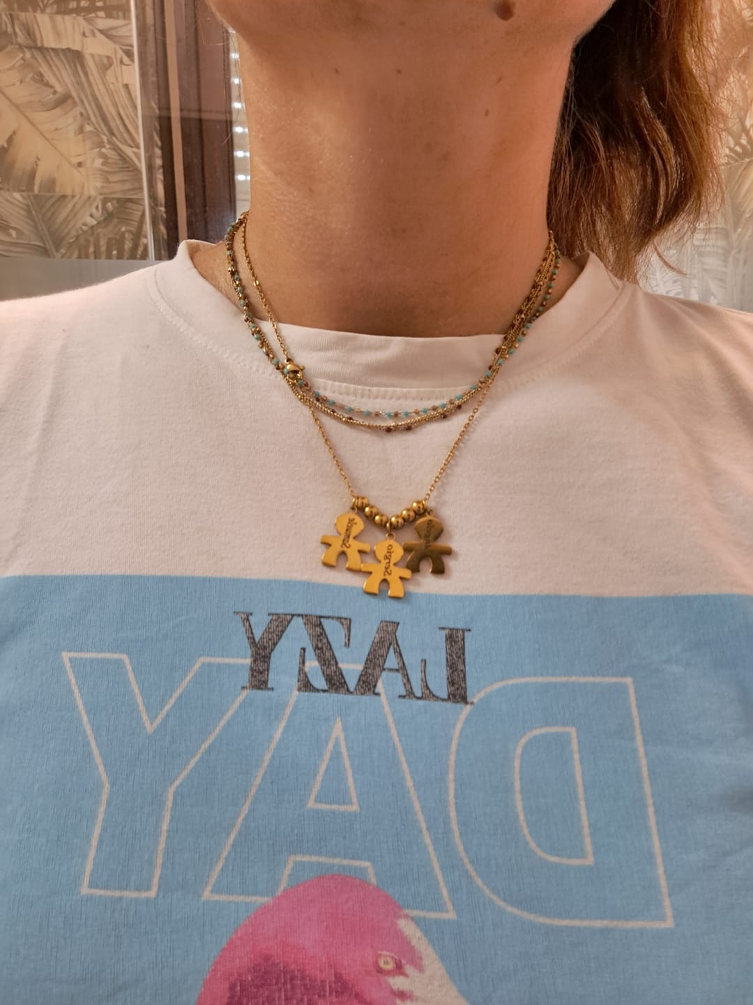 Customer photo review of Collana con bambini - I Miei Tesori
