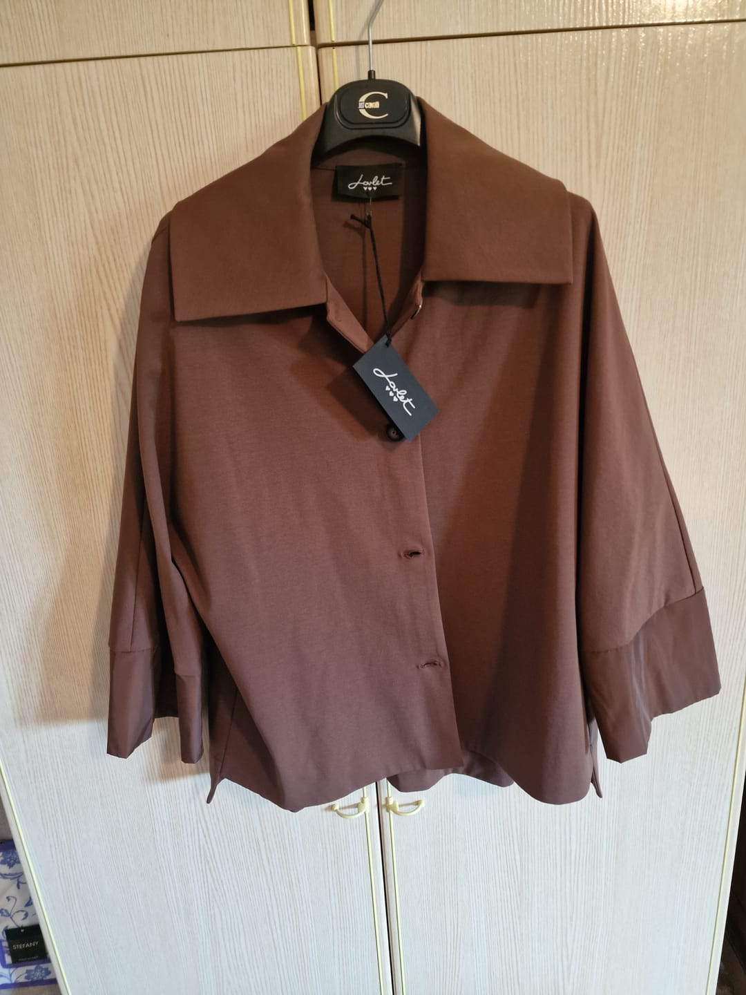 Customer photo review of GIACCA NALI CIOCCOLATO
