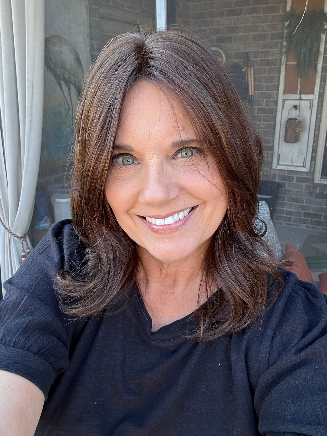 Customer photo review of Adrianna Light Volume Hair Topper