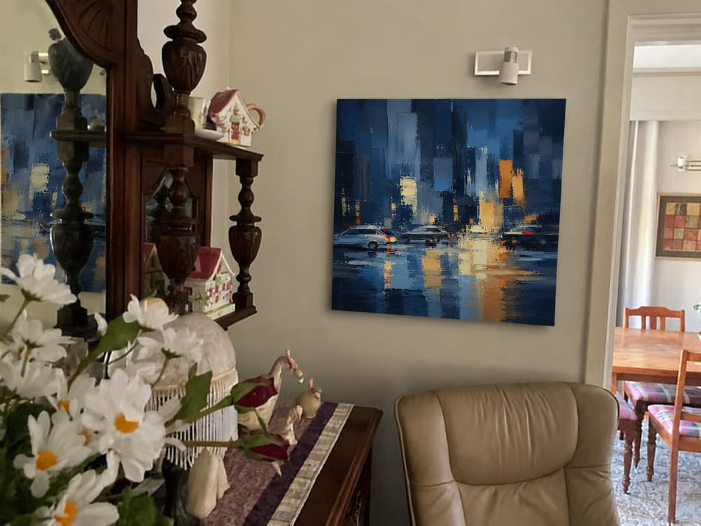 Revue photo client de Art expressionnisme abstrait XOME
