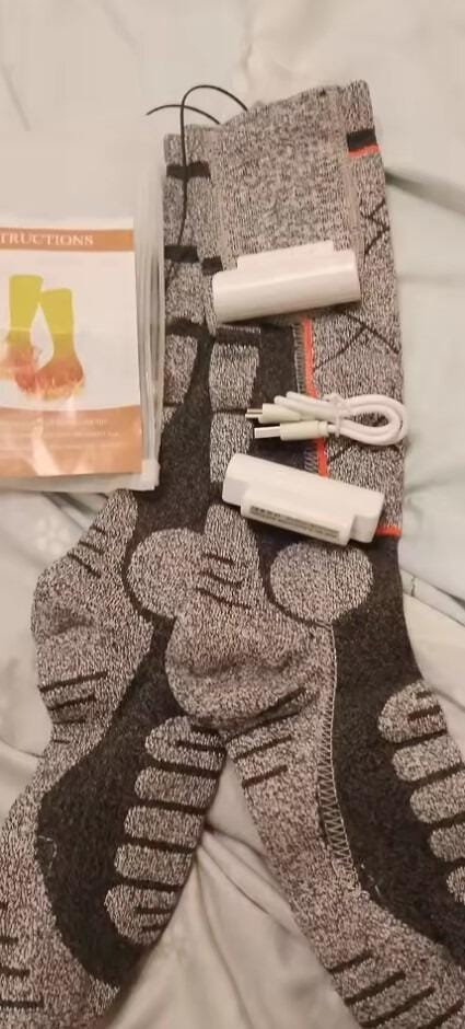Customer photo review of Heated Socks