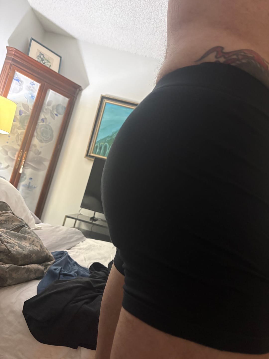 Customer photo review of Basic Padded Boxer Brief