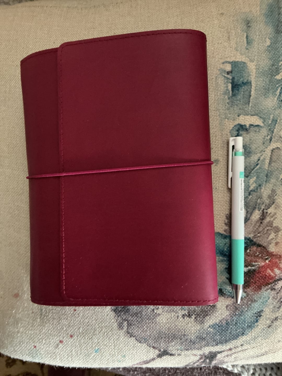 Customer photo review of Refillable Folio in Salty Plum