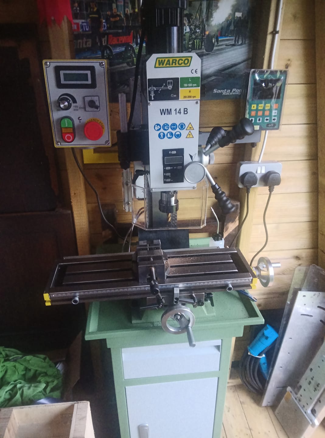 Customer photo review of WM14B Belt Drive Mill with DRO