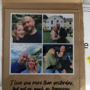 Customer photo review of Photo Collage Plaque