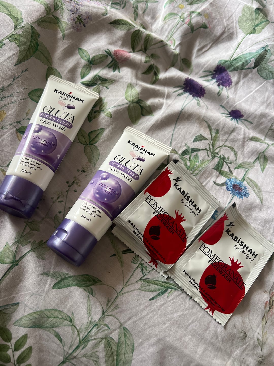 Customer photo review of Gluta Healthy Bright Facewash