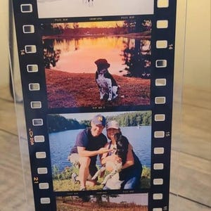 Customer photo review of Film Strip Photo Plaque