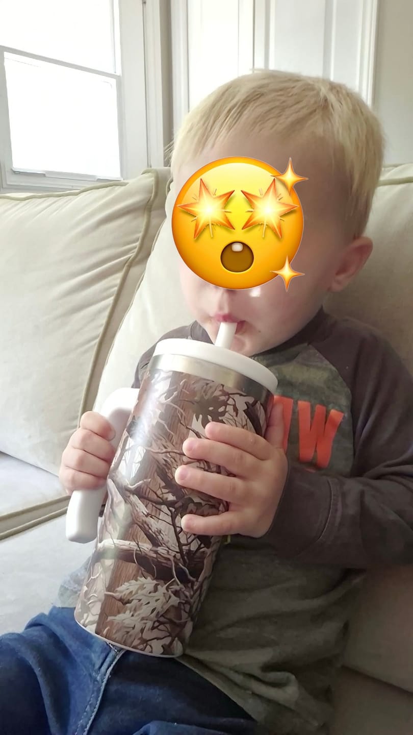Customer photo review of The Best Spill Proof Kids Cup