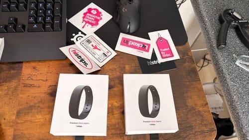 Customer photo review of Wearable Vibration Alarm
