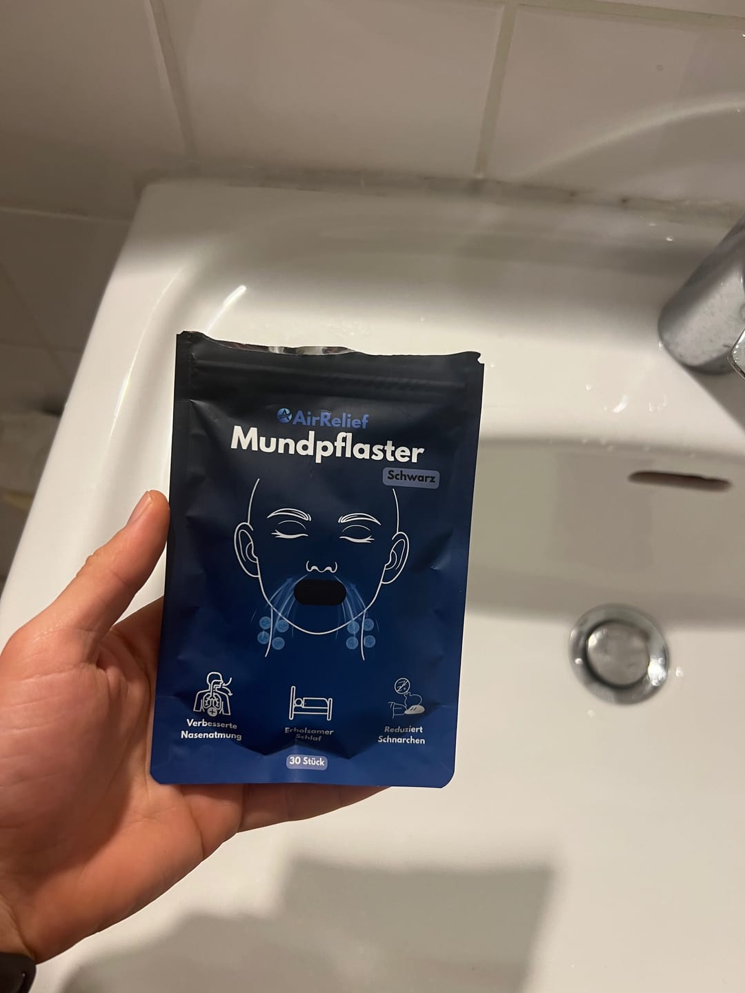 Customer photo review of Mundpflaster zum Schlafen: für ruhige & erholsame Nächte