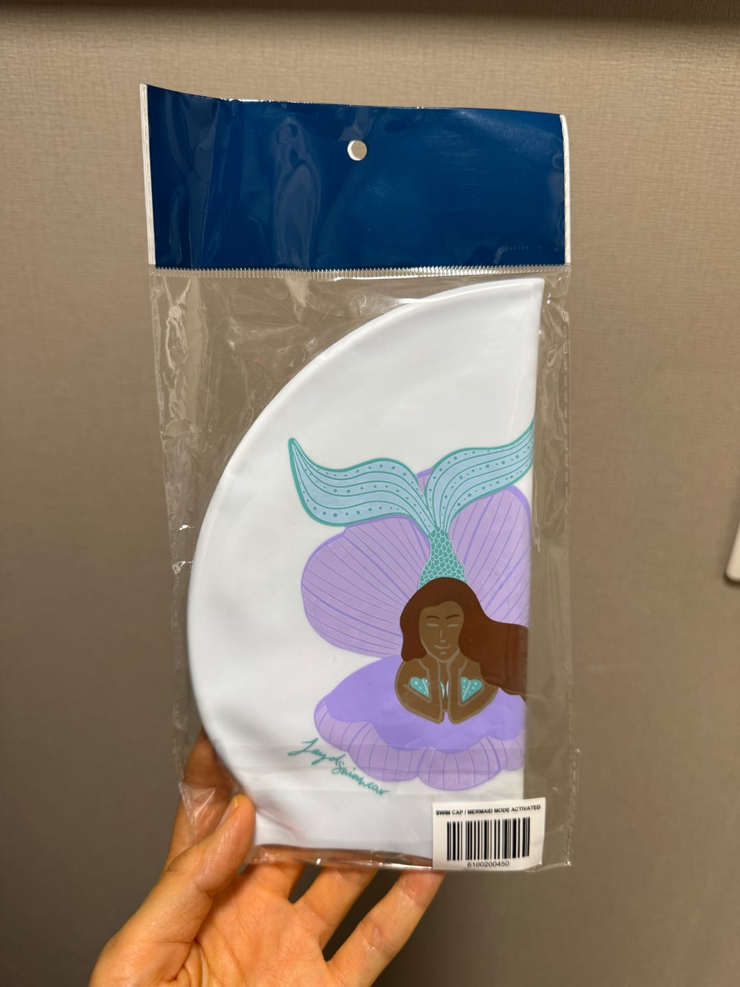 Customer photo review of JAYD Swim Cap - Mermaid Mode