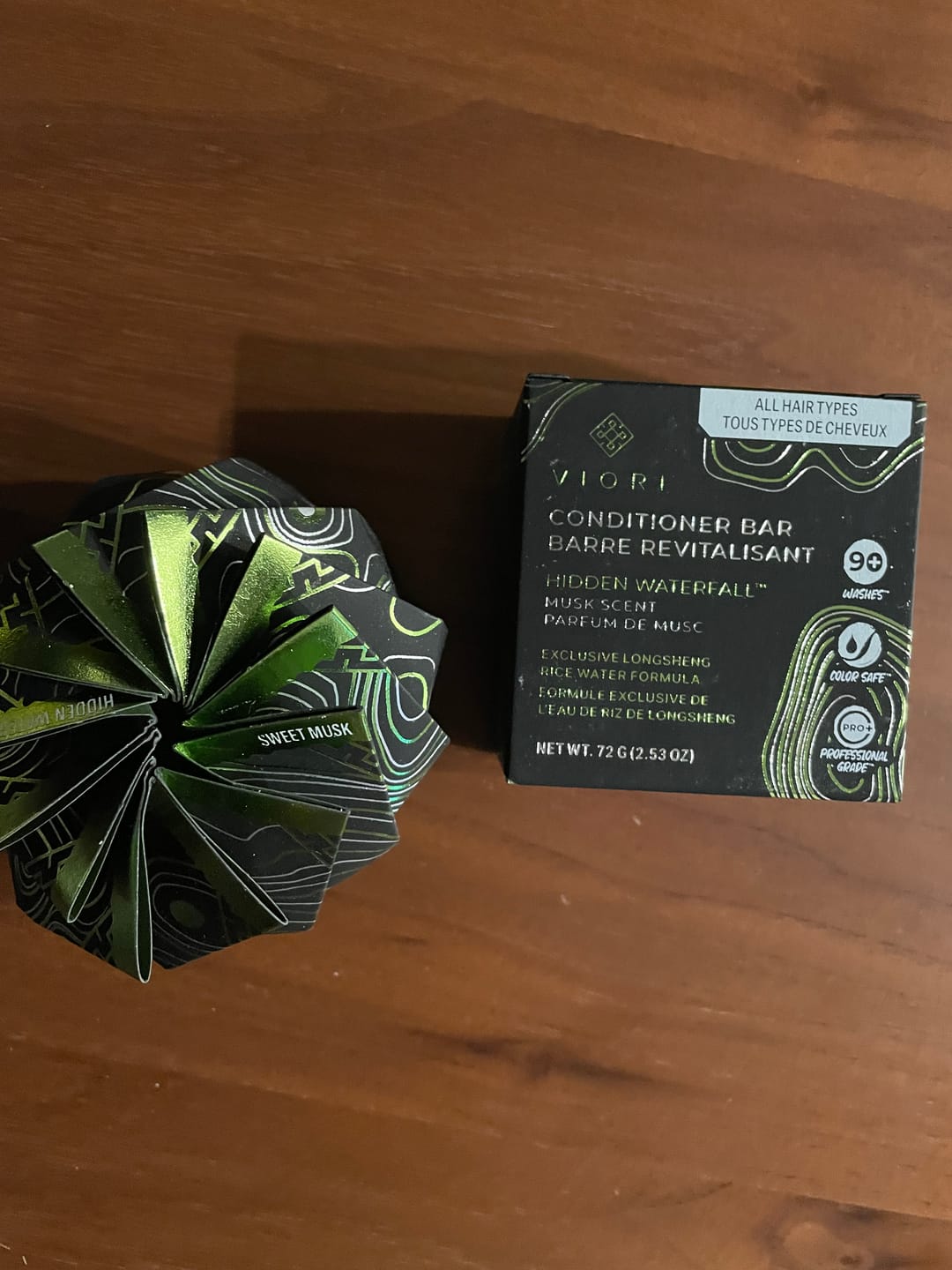 Customer photo review of Rice Water Shampoo Bar – All Hair Types