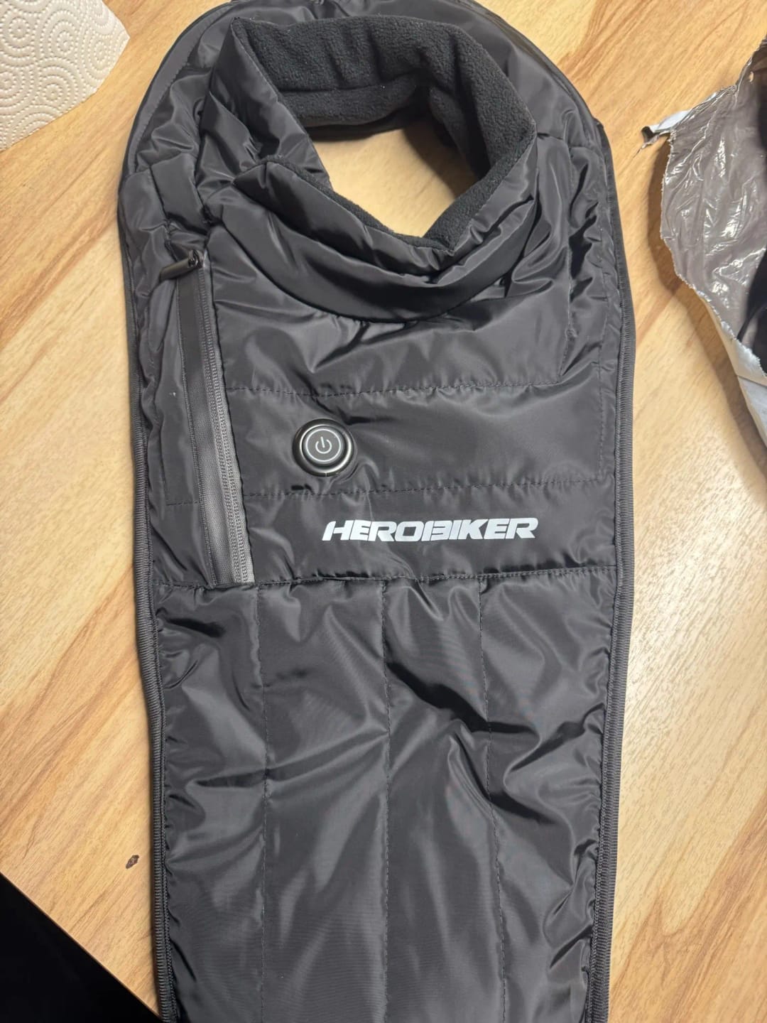 Customer photo review of Beheizter Hals- und Brustwärmer