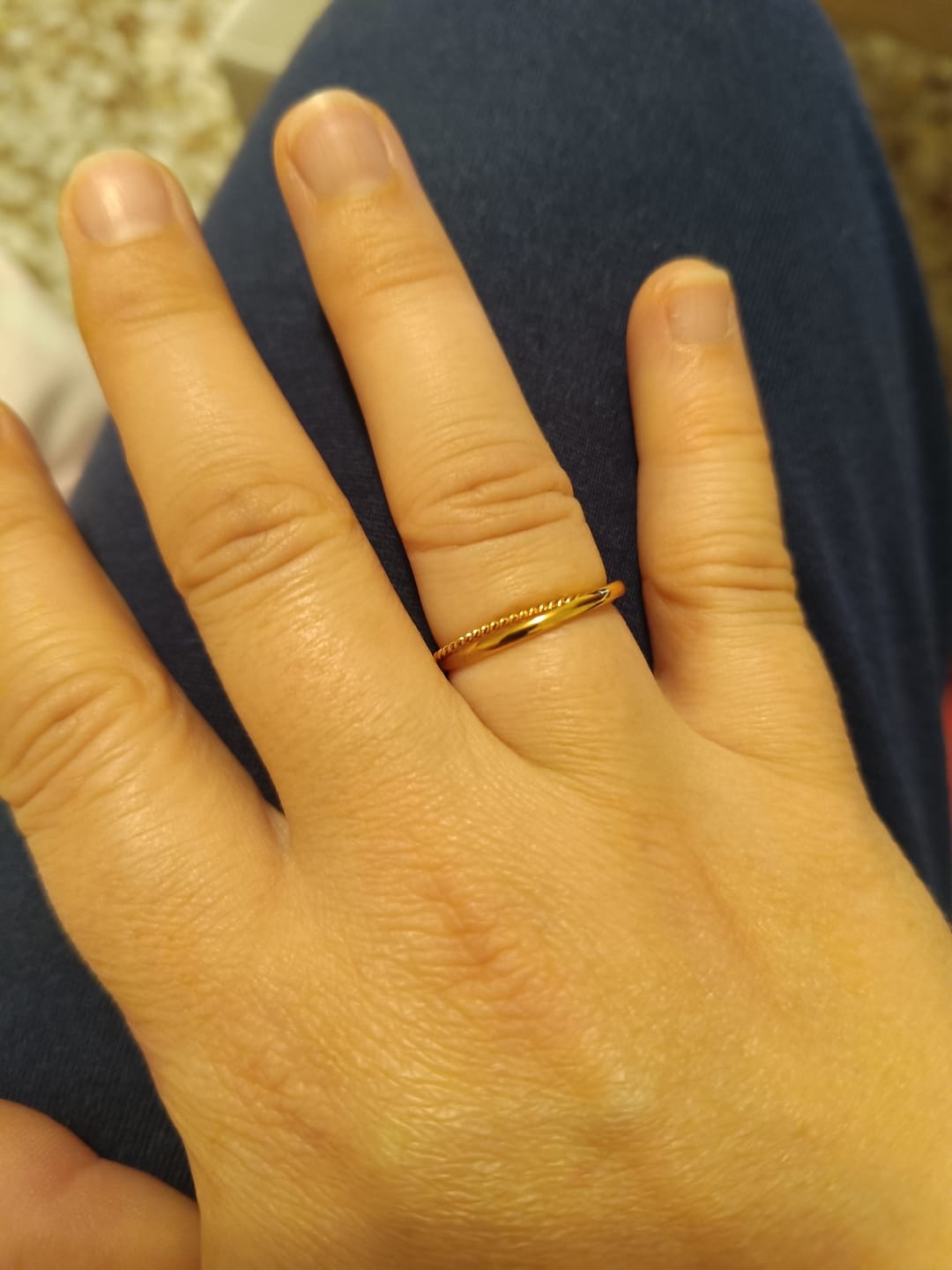 Customer photo review of Anillo Aros Mixtos