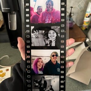 Customer photo review of Film Strip Photo Plaque