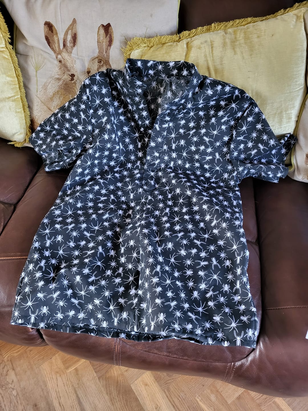 Customer photo review of All Over Spiders Polycotton Fabric