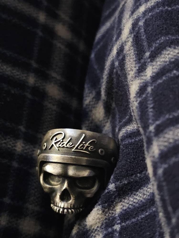 Customer photo review of Ride Life Skull Ring