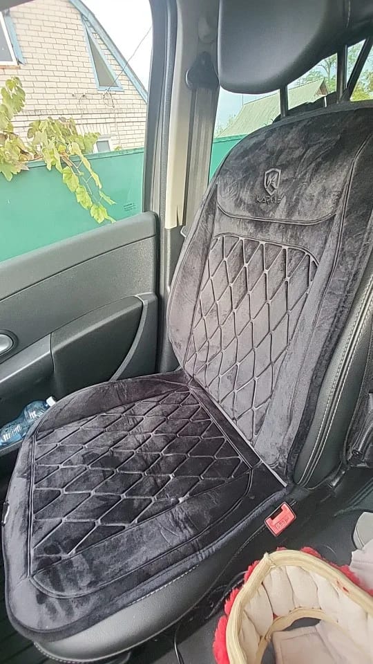 Customer photo review of Beheizte Autositzauflage, 12 V