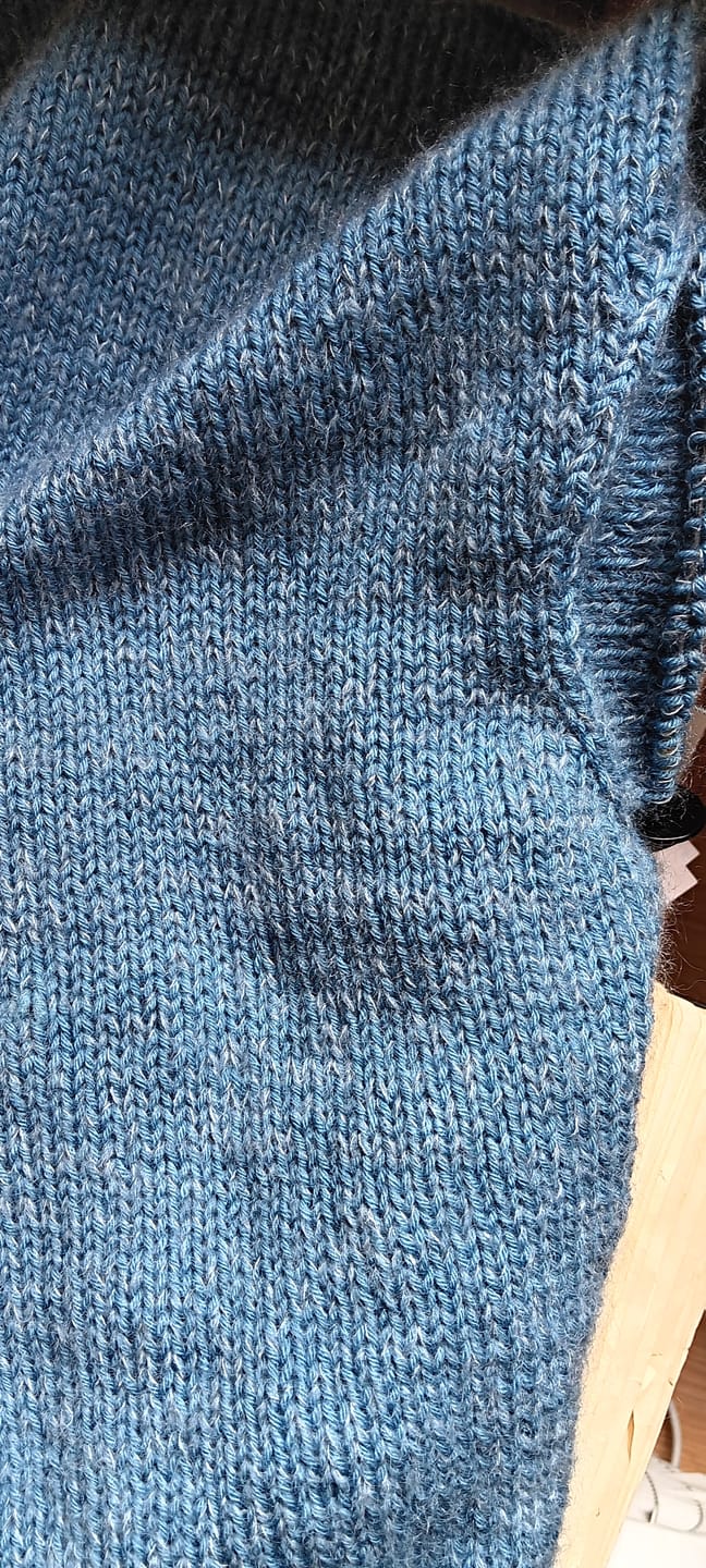 Customer photo review of Silk Mohair  (75% Kid Mohair / 25% Seda)