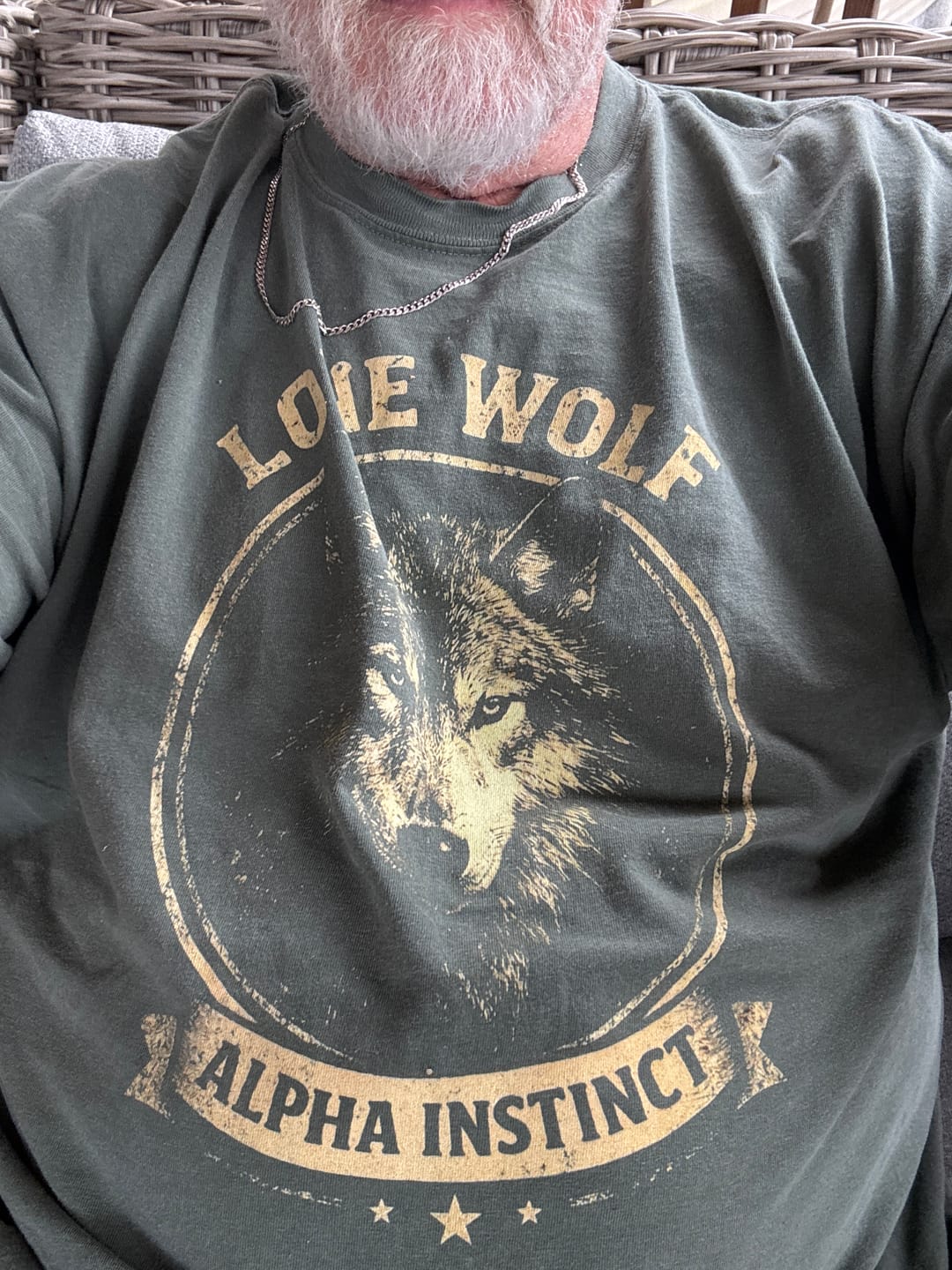 Customer photo review of Lone Wolf Alpha Instinct T-Shirt