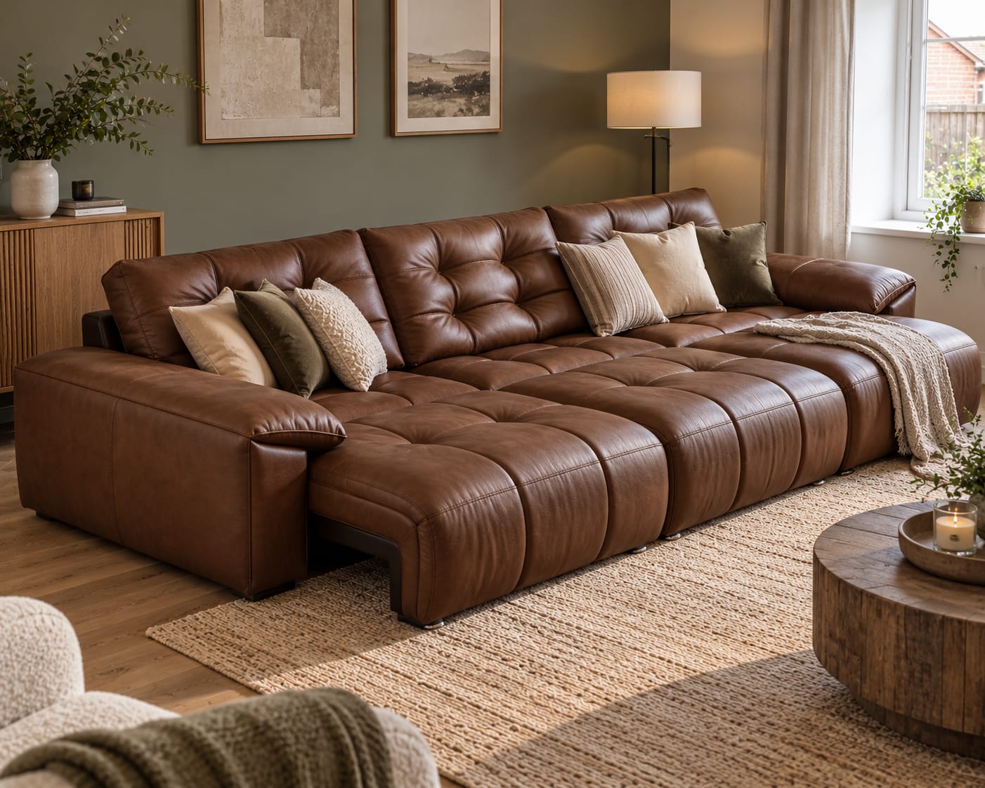 Customer photo review of Montford Recliner Sofa (White)