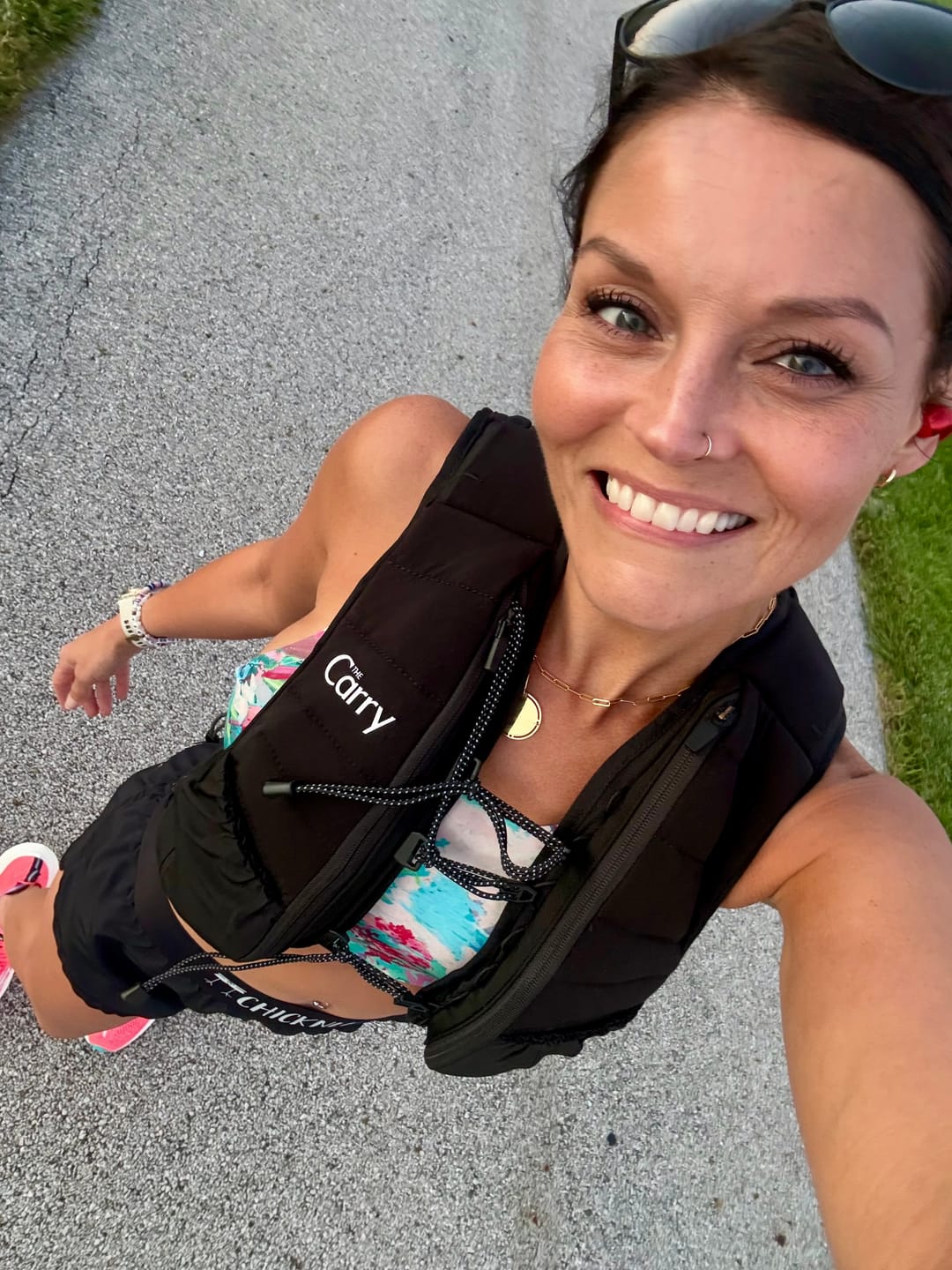Customer photo review of The Carry Weighted Vest – Adjustable 20lb Bundle