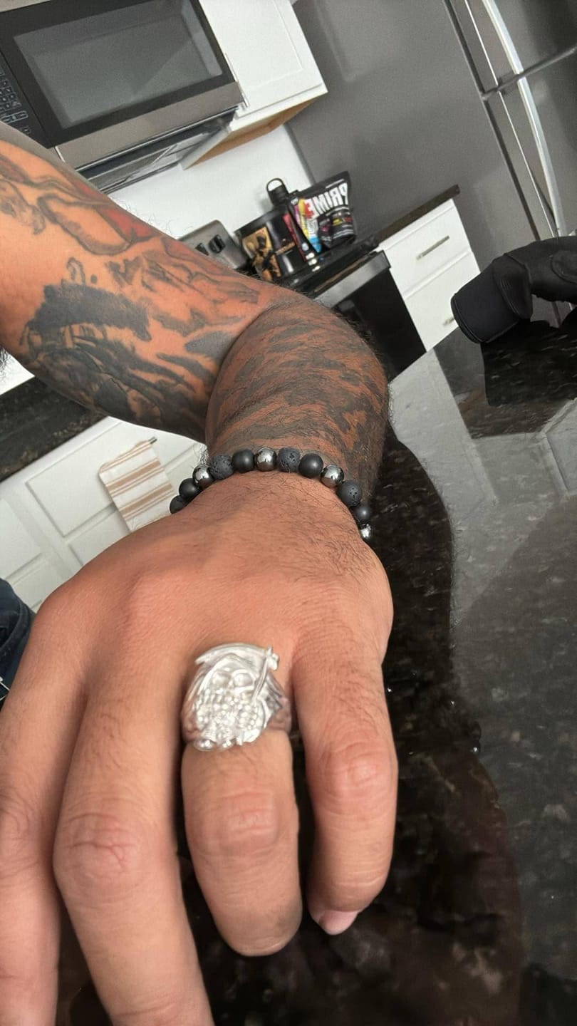 Customer photo review of Hell Bells Grim Reaper Ring