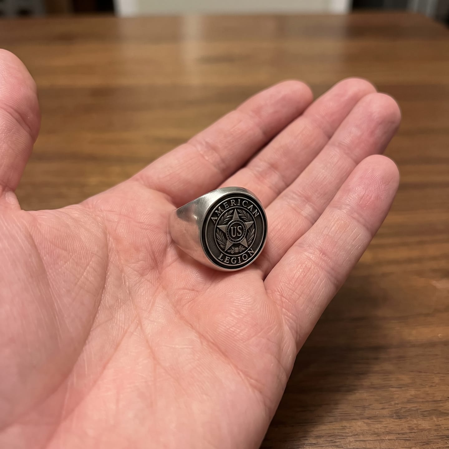 Customer photo review of American Legion Signet Ring