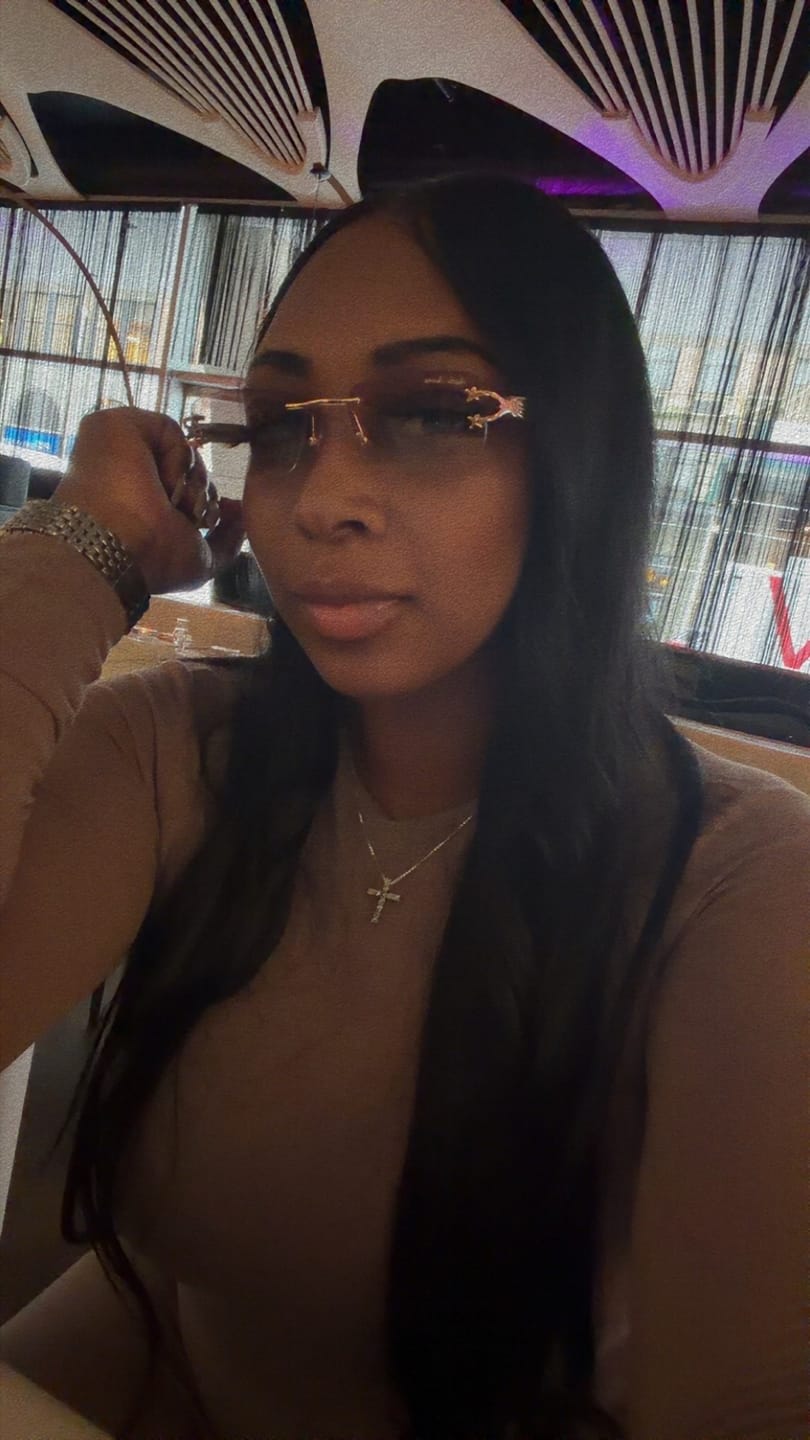 Customer photo review of 18K ROSE GOLD PINK PEARL