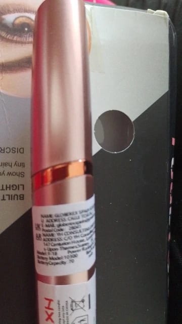 Customer photo review of 2 in 1 Facial & Eyebrow Hair Trimmer