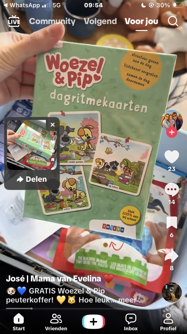 Customer photo review of Woezel & Pip Peuterkoffer