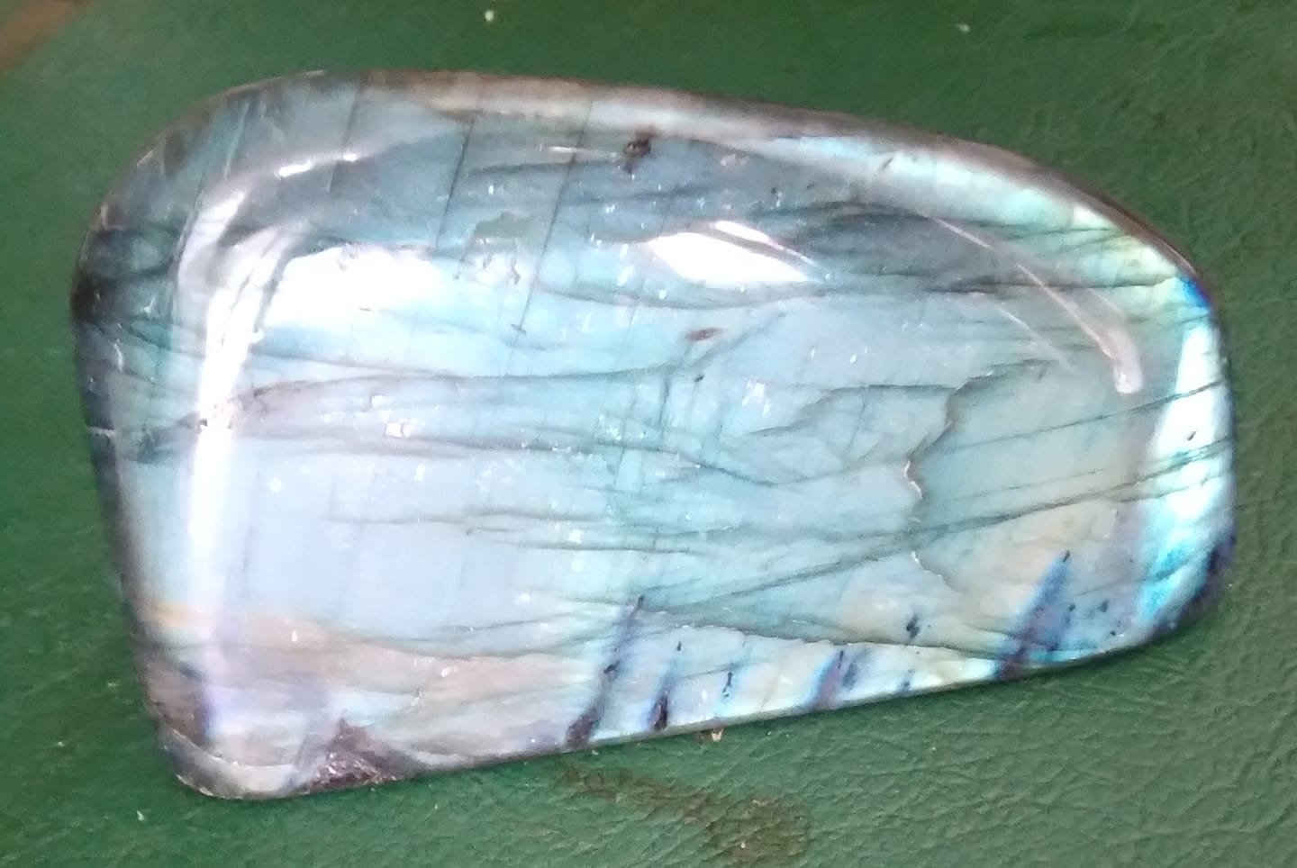 Customer photo review of Labradorite Bleue Flash, Forme libre