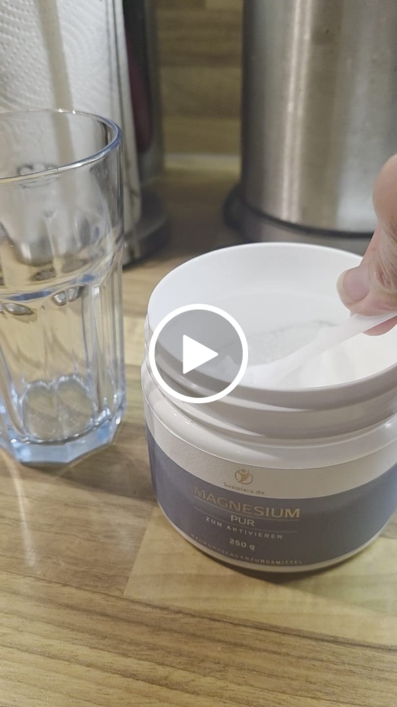 Customer video review of Ionisches Magnesium 250g Dose