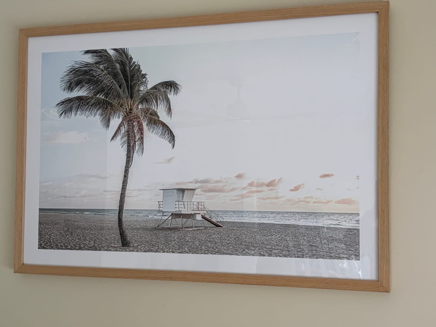 Customer photo review of Dusk at Palm Cove | LS Art Print