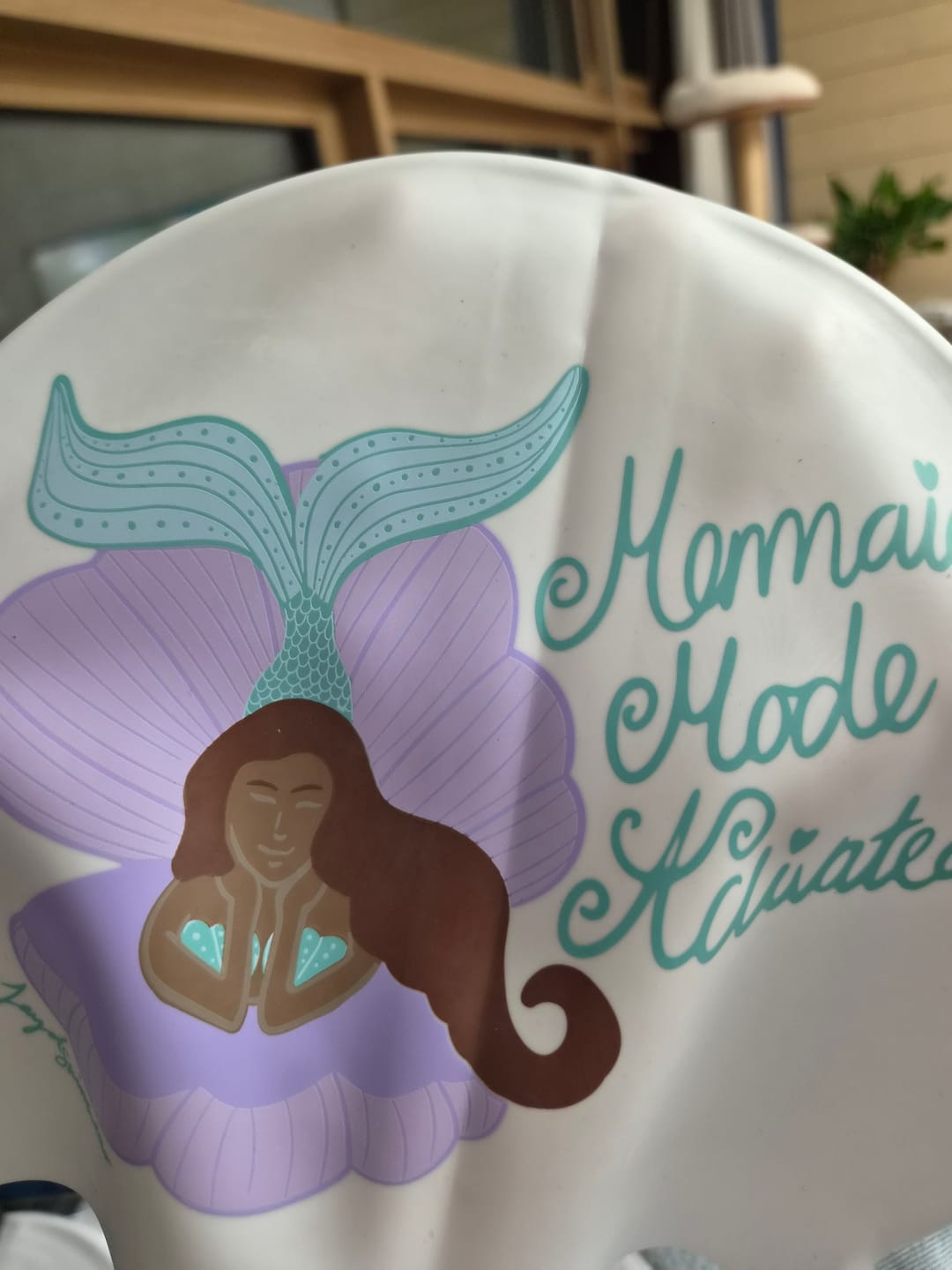 Customer photo review of JAYD Swim Cap - Mermaid Mode