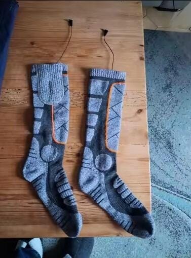 Customer photo review of Heated Socks