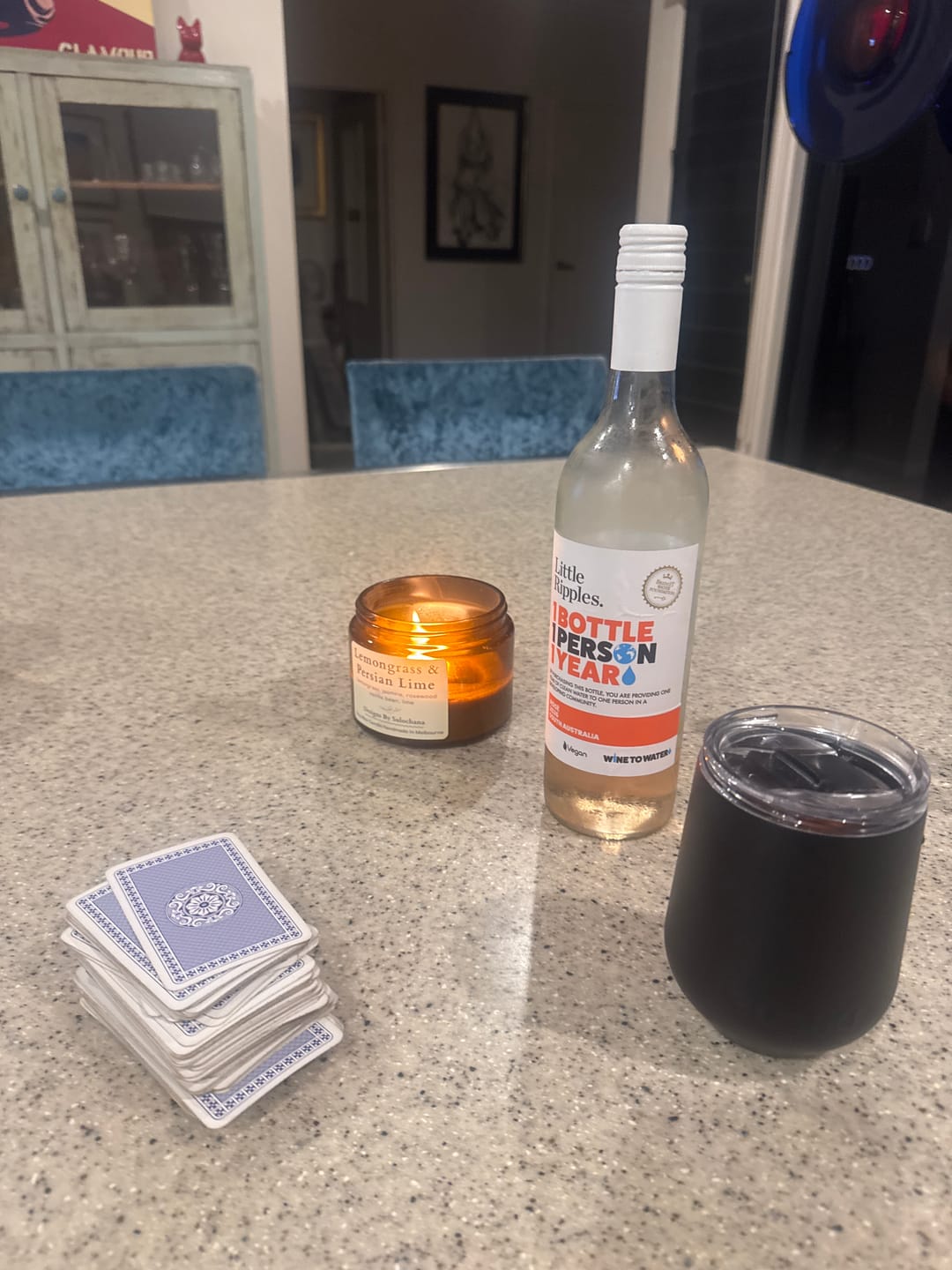 Customer photo review of Zero Sugar Rosé – Vegan Australian Wine | 6 Pack