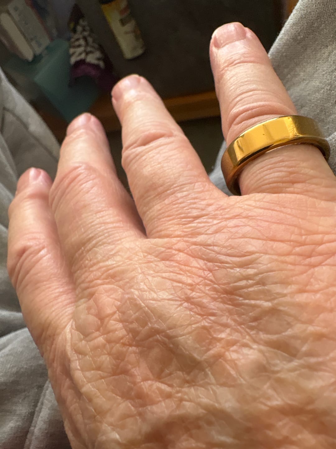 Customer photo review of Bearscome R03 Blood Sugar Blood Pressure Blood oxygen HRV Sleep Monitoring Waterproof Smart Ring