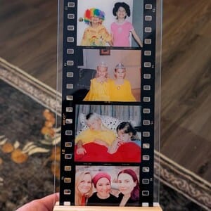 Customer photo review of Film Strip Photo Plaque