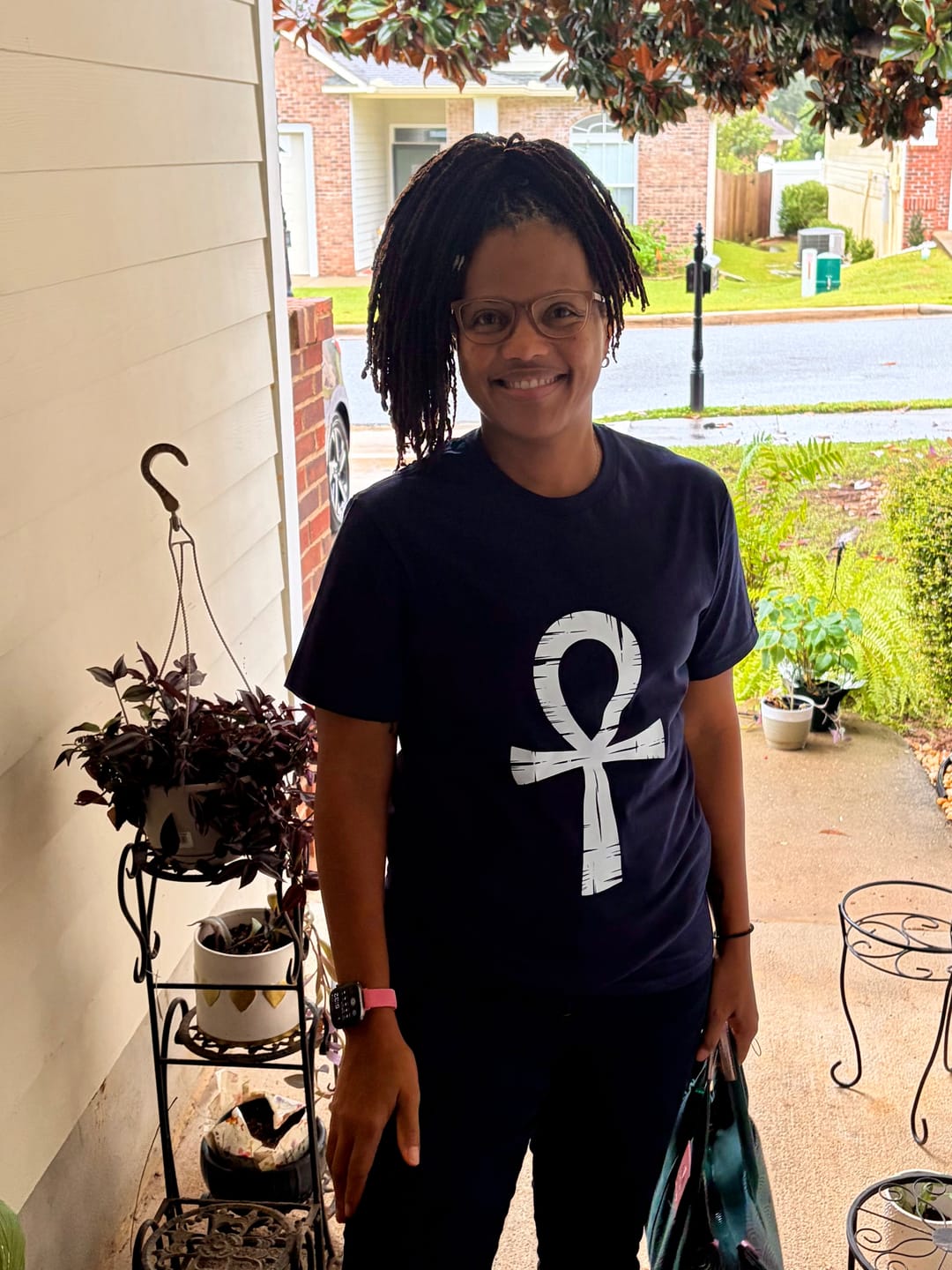 Customer photo review of Still I Rise Bold Tee