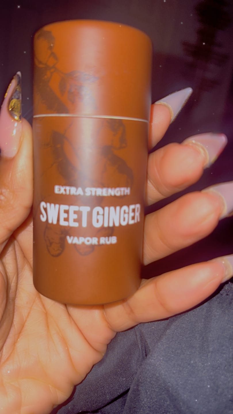 Customer photo review of Extra Strength Sweet Ginger Vapor Rub Stick