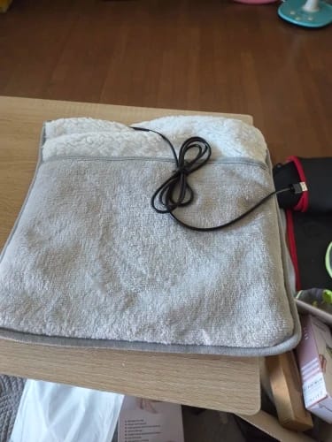 Customer photo review of USB Foot Warmer with Washable Cover
