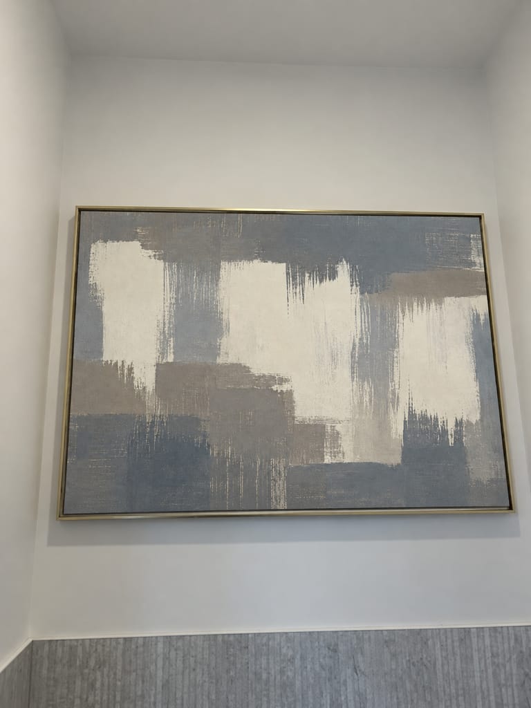 Recensione fotografica del cliente di Arte minimalista JW1Y