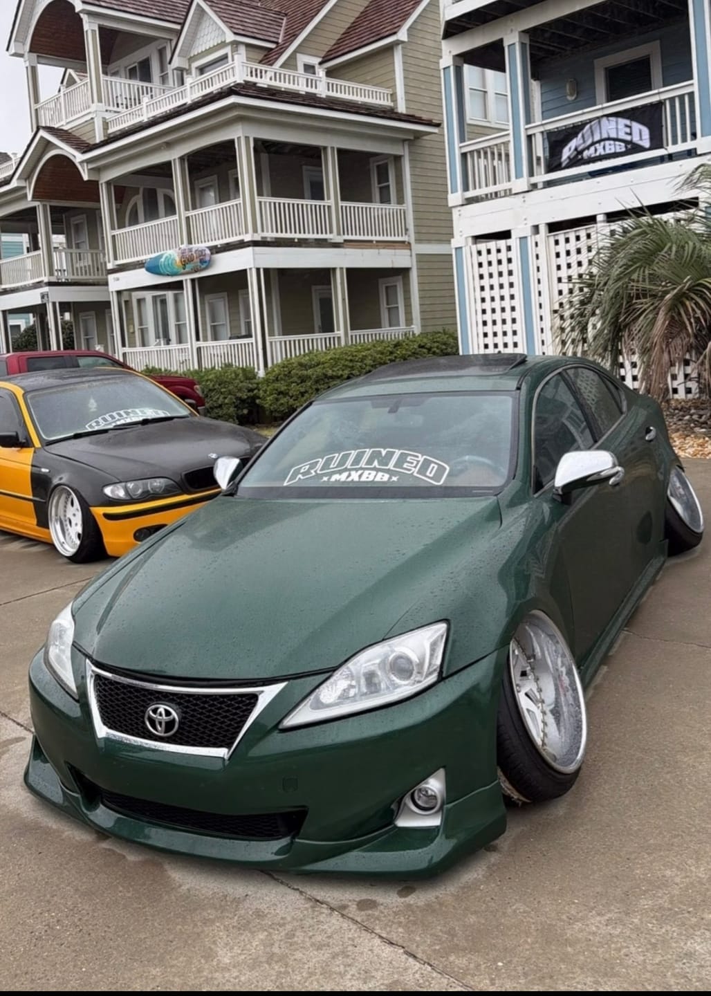 Customer photo review of High Glossy Vintage Racing Green Vinyl Wrap